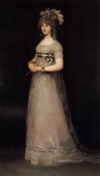 フランシスコ・ゴヤ Painting - チンコン伯爵夫人フランシスコ・デ・ゴヤの肖像
